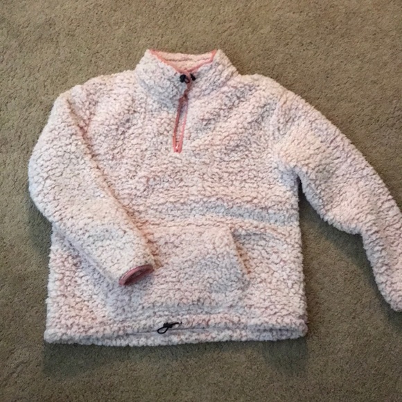 PINK Victoria's Secret Tops - Pink Sherpa quarter-zip PINK Victoria's Secret Tops - Pink Sherpa quarter-zip
